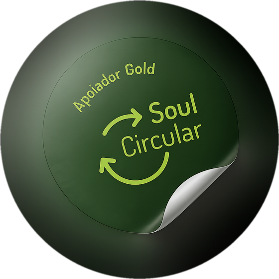 Selo Apoiador Gold Soul Circular